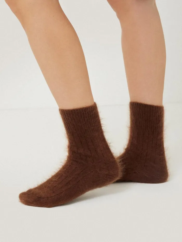 Jigsaw Halo Cashmere Sock Ginger Women Pyjamas and Loungewear