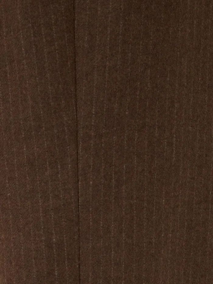 Jigsaw Kemp Wool Pinstripe Trouser Brown Women Coords