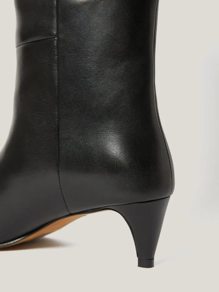 Jigsaw Leather Bobbi Knee High Boot Black Women Boots