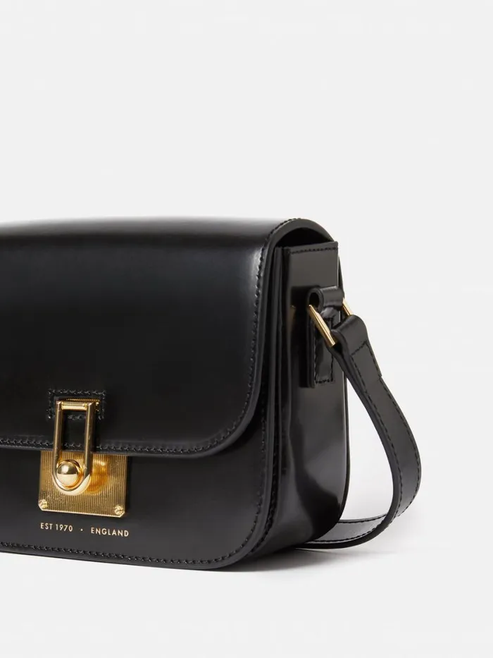 Jigsaw Meret Crossbody Black Women Leather