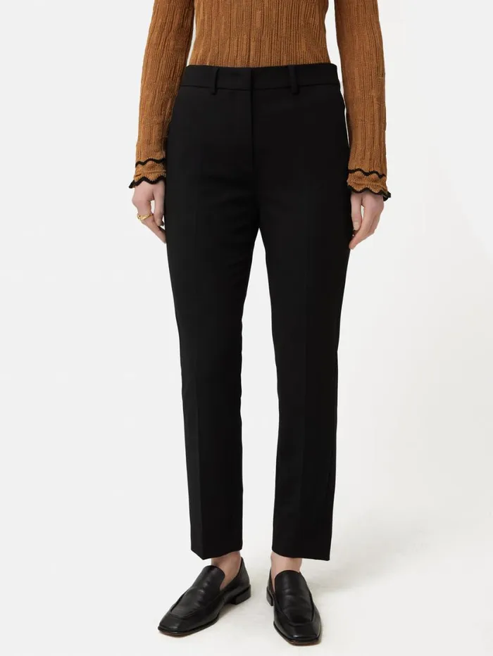 Jigsaw Modern Crepe Marden Trouser Black Women Suits and Tailoring