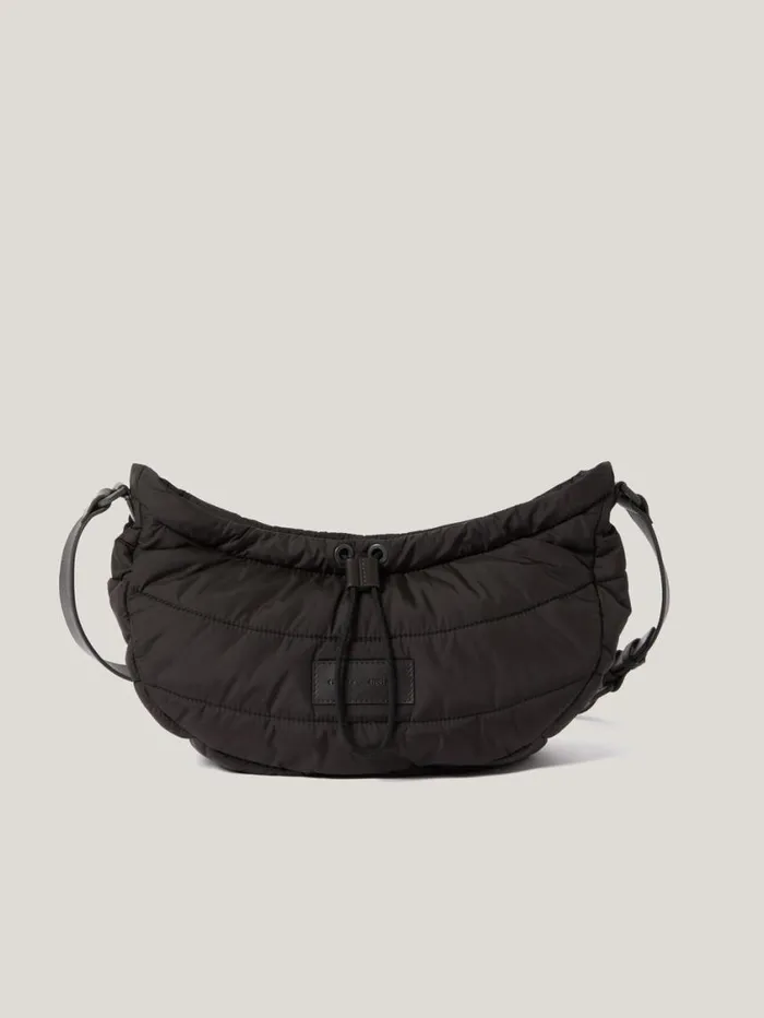 Jigsaw Nylon Drawstring Crossbody Chocolate Women Bags