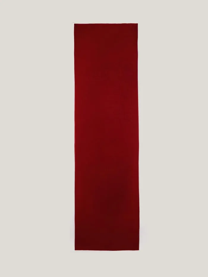 Jigsaw Pure Cashmere Blanket Scarf Red Women Knitwear and Cashmere