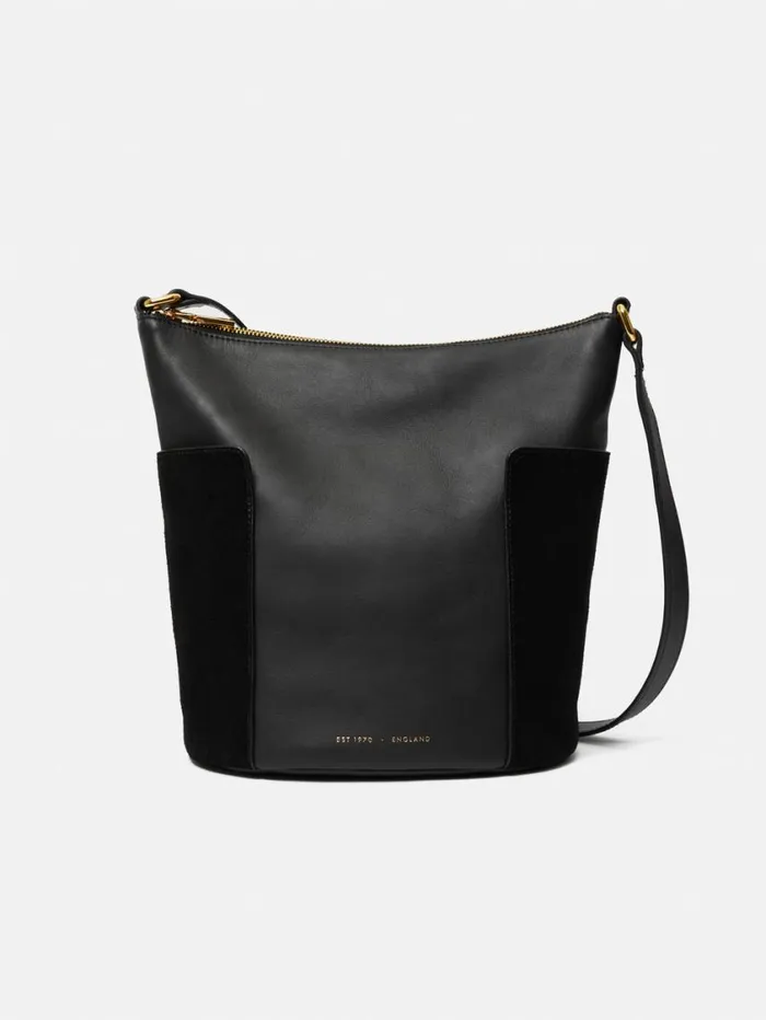 Jigsaw York Slouchy Bucket Bag Black Women Wallets and Card Holders