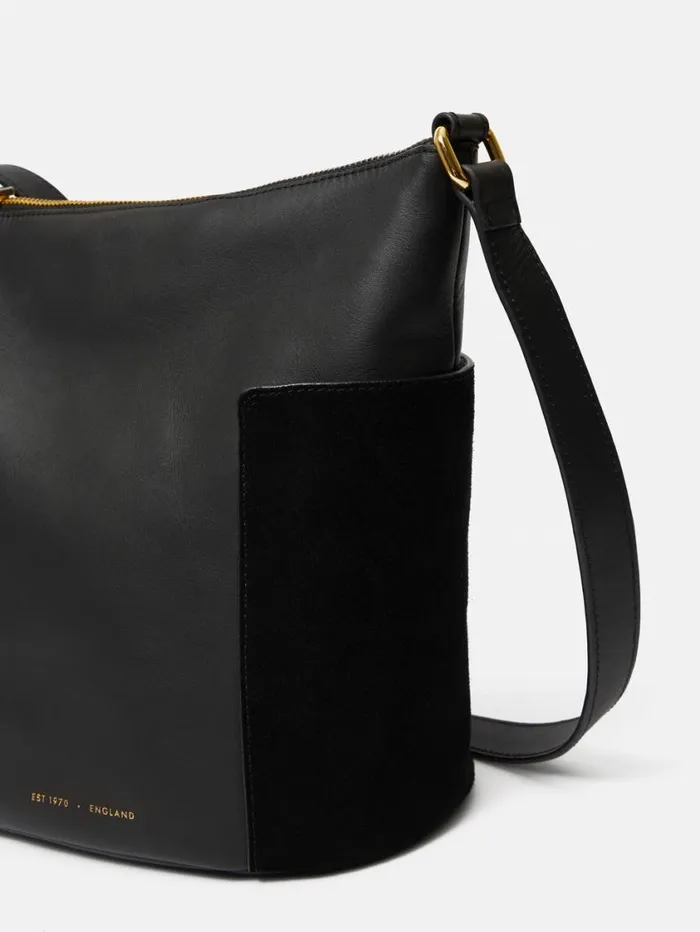 Jigsaw York Slouchy Bucket Bag Black Women Wallets and Card Holders