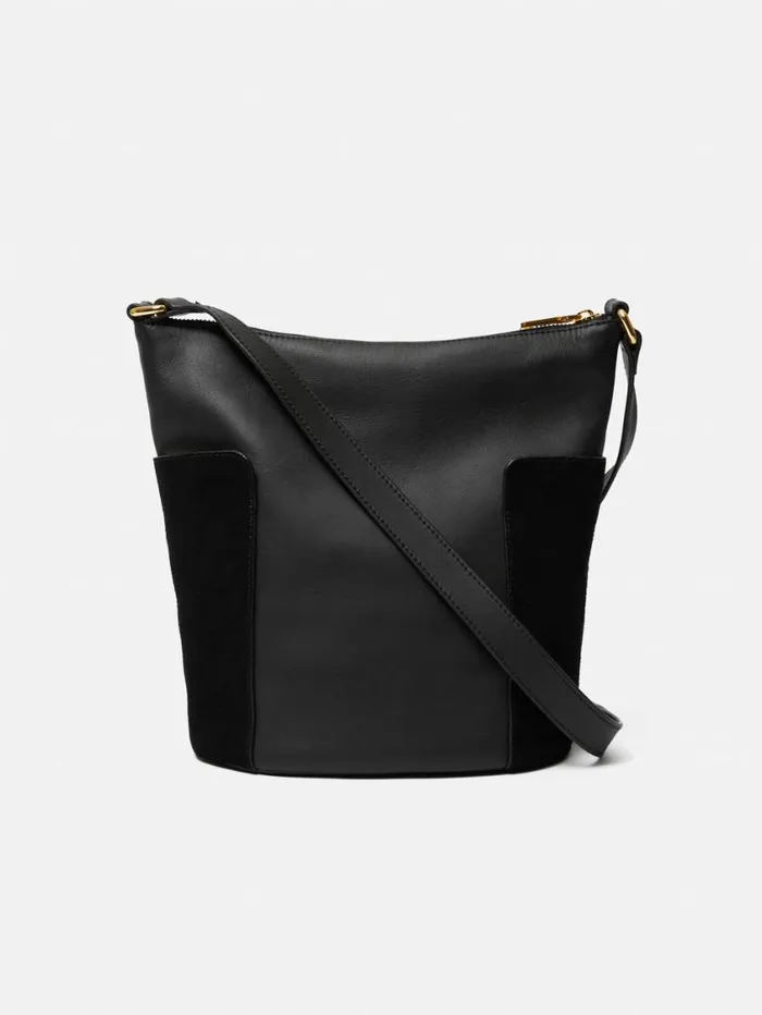Jigsaw York Slouchy Bucket Bag Black Women Wallets and Card Holders