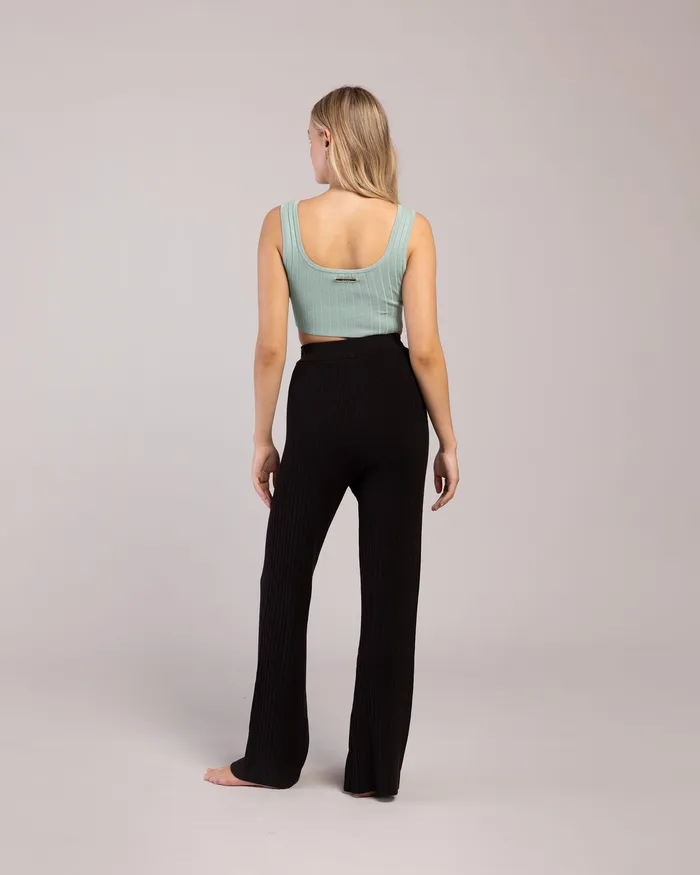 Joggers Rib Lounge Wide Leg Pant Black Rib 8211 Bloch Adult