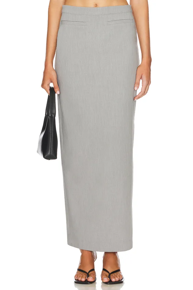 Jones Maxi Skirt Gray Women Lovers and Friends Skirts