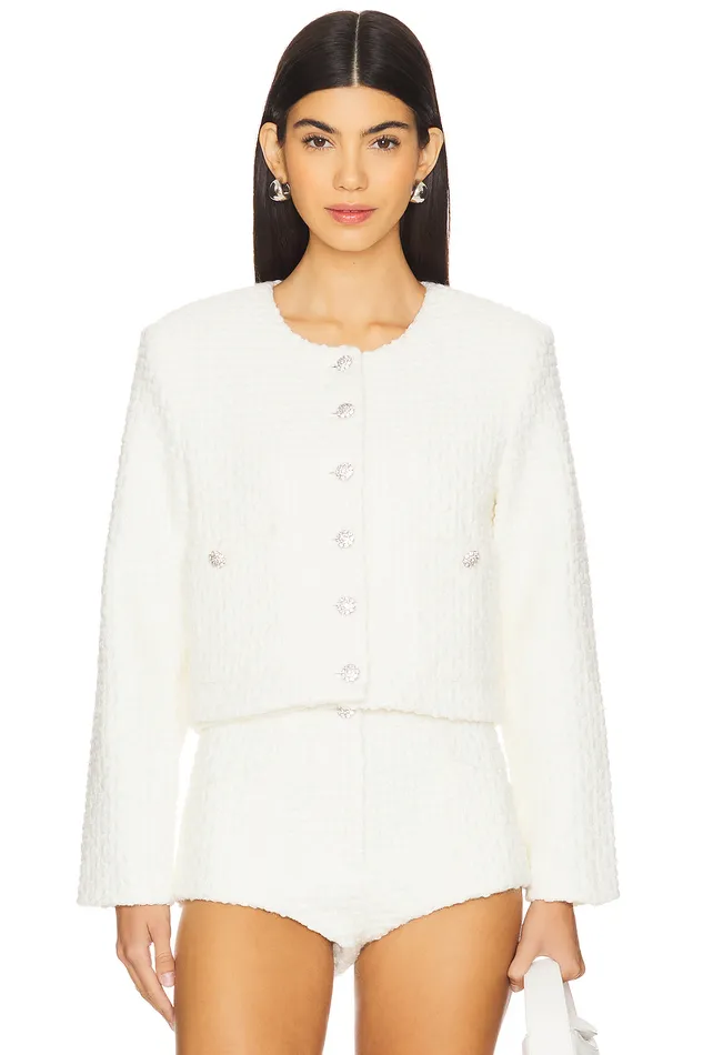 Josephine Jacket White Women Lovers and Friends Jackets and Coats Josephine Jacket White Women Lovers and Friends Jackets and Coats