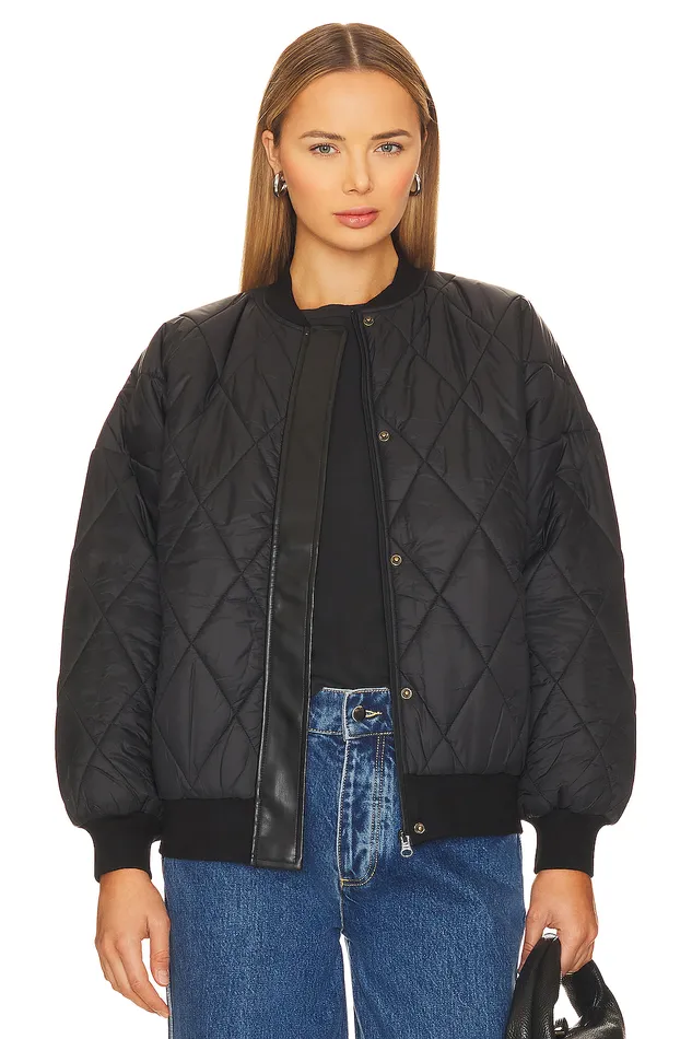 Julie Quilted Jacket Black Women Lovers and Friends Jackets and Coats
