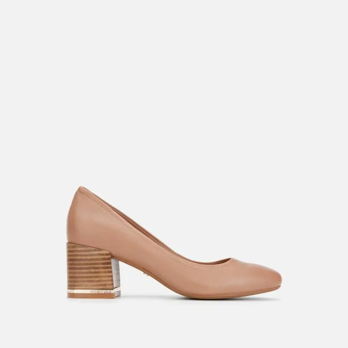 Kenneth Cole Balance Leather Pump Fawn Women Heels