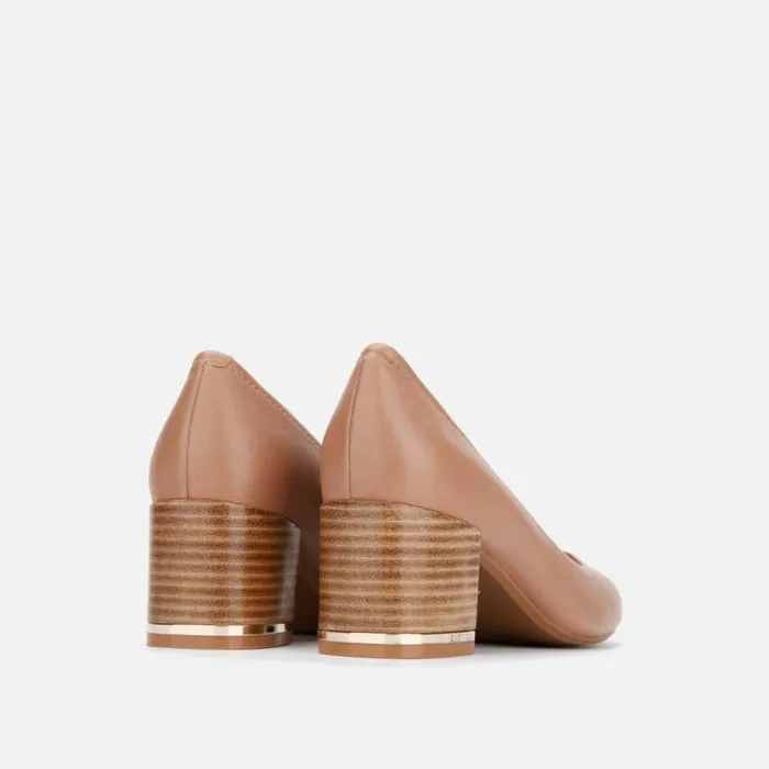 Kenneth Cole Balance Leather Pump Fawn Women Heels
