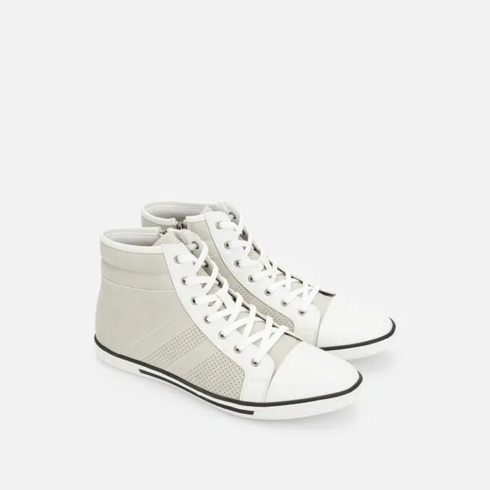 Kenneth Cole Center High Top Sneaker White Men Sneakers