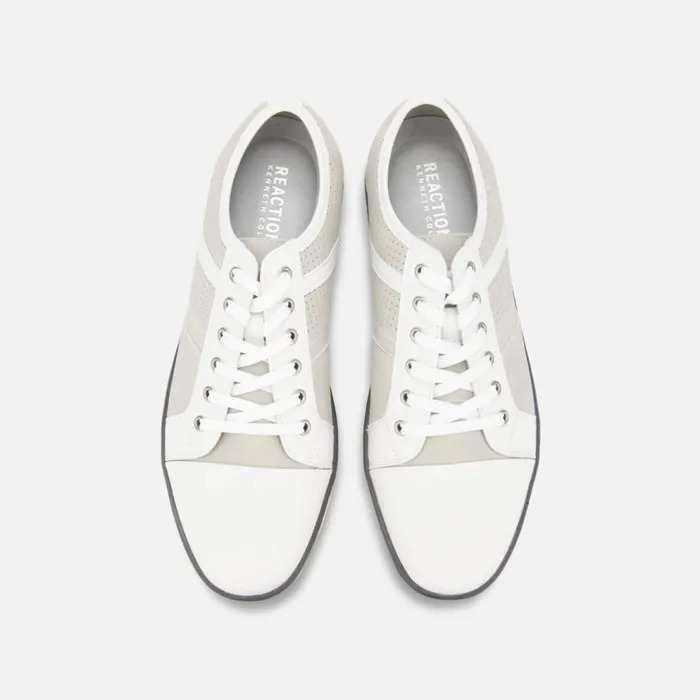 Kenneth Cole Center Low Top Sneaker White Combo Men Sneakers