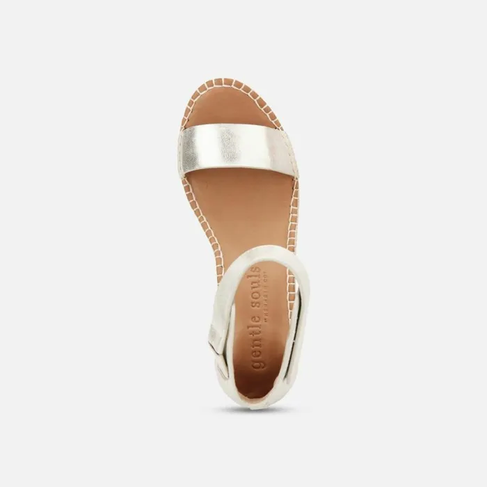 Kenneth Cole Charli Ankle Strap Wedge Sandal Ice Women Gentle Souls