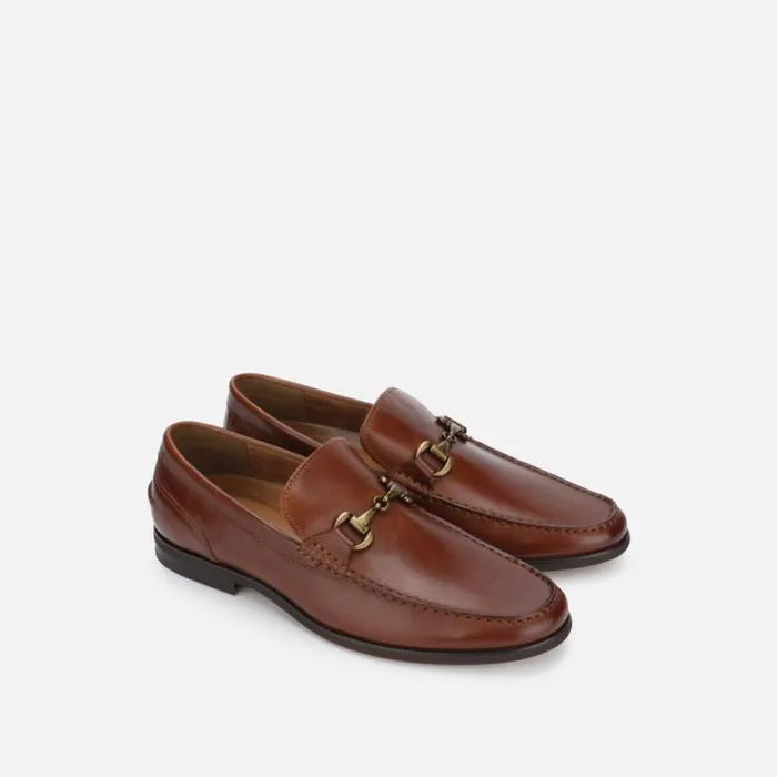 Kenneth Cole Crespo Cognac Bit Strap Loafer Cognac Men Loafers