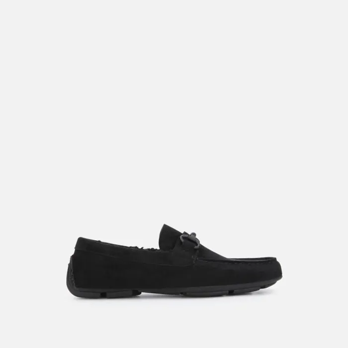 Kenneth Cole Dawson Bit Driver Cozy Black Men Loafers