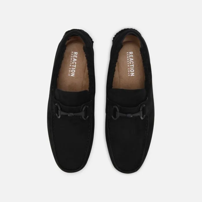 Kenneth Cole Dawson Bit Driver Cozy Black Men Loafers