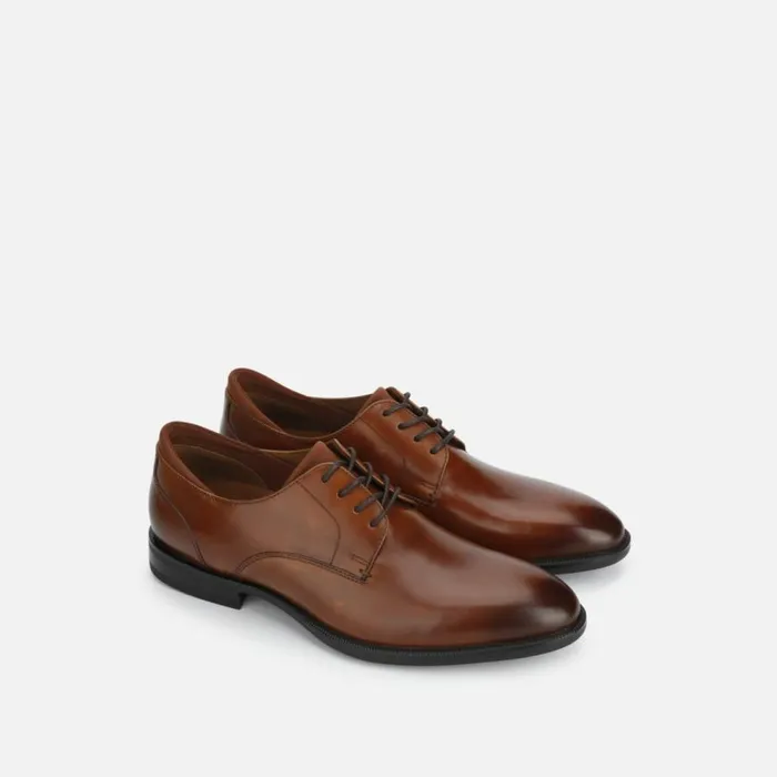 Kenneth Cole Futurepod Plain Toe Oxford With The Rebound System Ip Cognac Men Dress