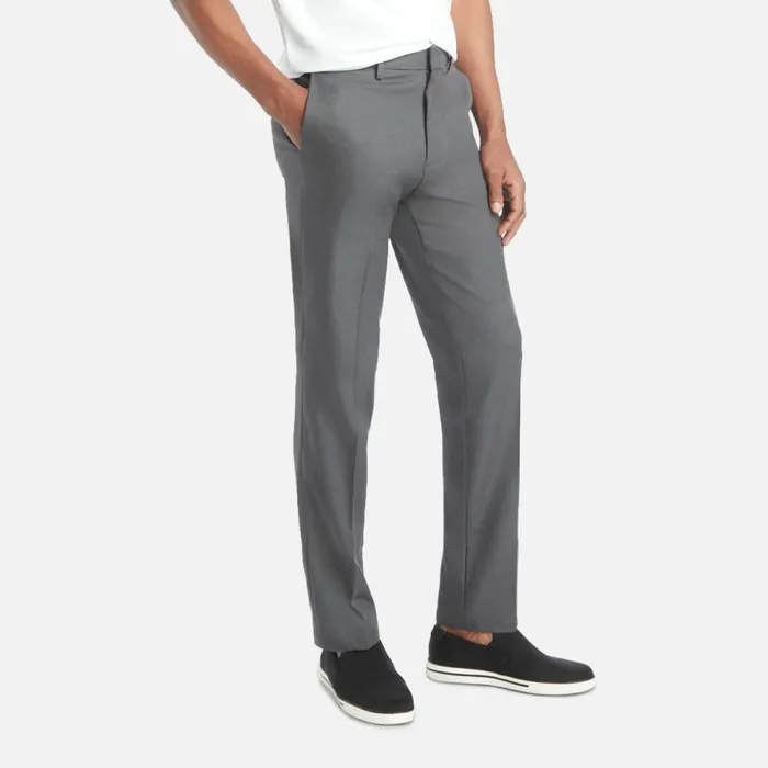 Kenneth Cole Heather Gab Slim Fit Flex Waistband Flat Front Dress Pant Chcoal Htr Men Bottoms Kenneth Cole Heather Gab Slim Fit Flex Waistband Flat Front Dress Pant Chcoal Htr Men Bottoms