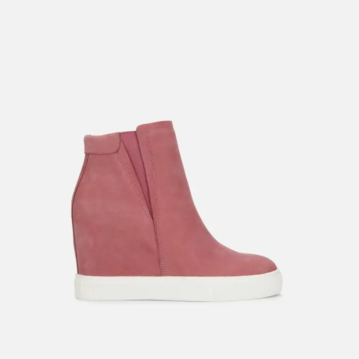 Kenneth Cole Kam Platform Wedge Sneaker Rhubarb Women Sneakers