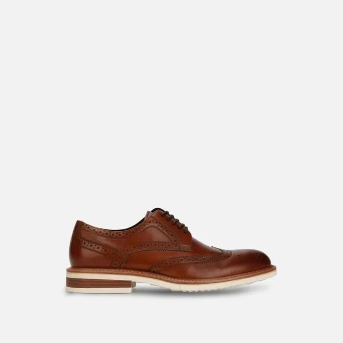Kenneth Cole Klay Flex Lace Up D Cognac Men Oxfords
