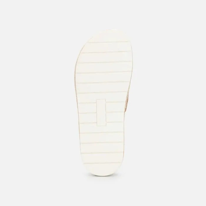 Kenneth Cole Laney Jute Wrapped Slide With Eva Cognac Women Sandals