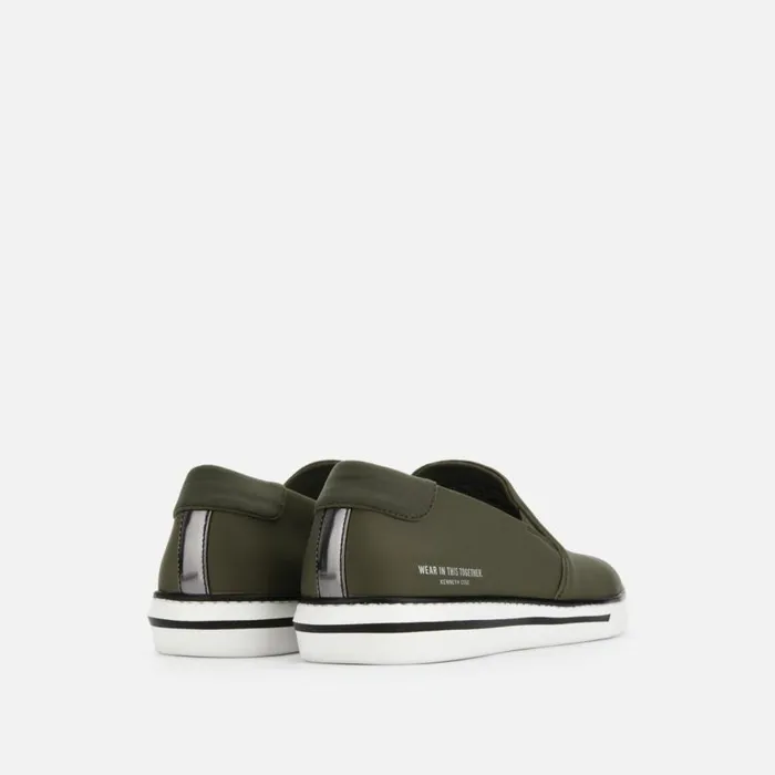 Kenneth Cole Liam Neoprene SlipOn Sneaker Olive Men Sneakers