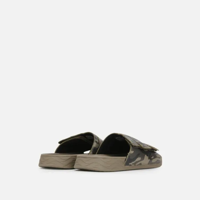 Kenneth Cole Nova Band Slide Sandal Taupe Camo Men Sandals