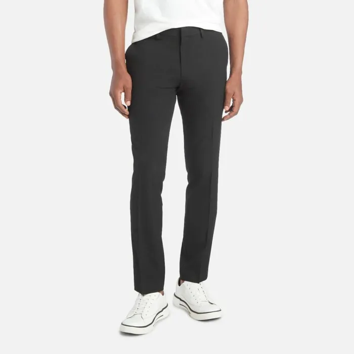 Kenneth Cole Stretch Solid Skinny Fit Flex Waistband Flat Front Dress Pant Black Men Bottoms Kenneth Cole Stretch Solid Skinny Fit Flex Waistband Flat Front Dress Pant Black Men Bottoms