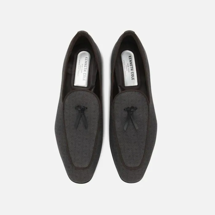 Kenneth Cole Sullivan Belgian Loafer Grey Men Loafers