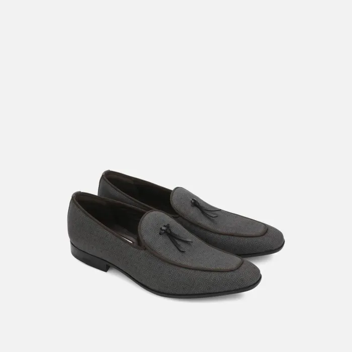Kenneth Cole Sullivan Belgian Loafer Grey Men Loafers