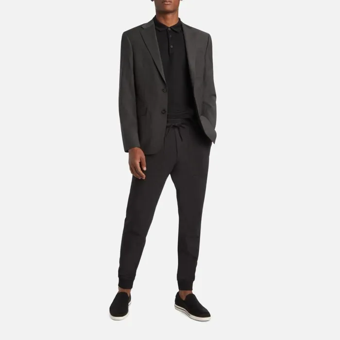 Kenneth Cole Travel Ready Modern Fit Stretch Suit Jacket Charcoal Men Suiting