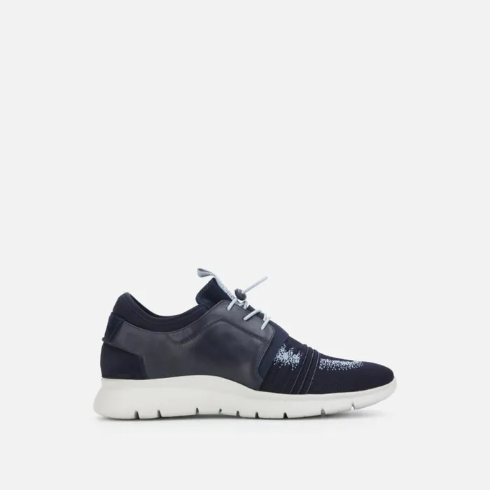 Kenneth Cole Trent Flex Knit Jogger Blue Men Sneakers