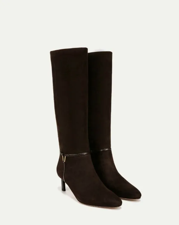 Kenzie MidHeel Tall Boot Espresso Women Veronica Beard Shoes Kenzie MidHeel Tall Boot Espresso Women Veronica Beard Shoes