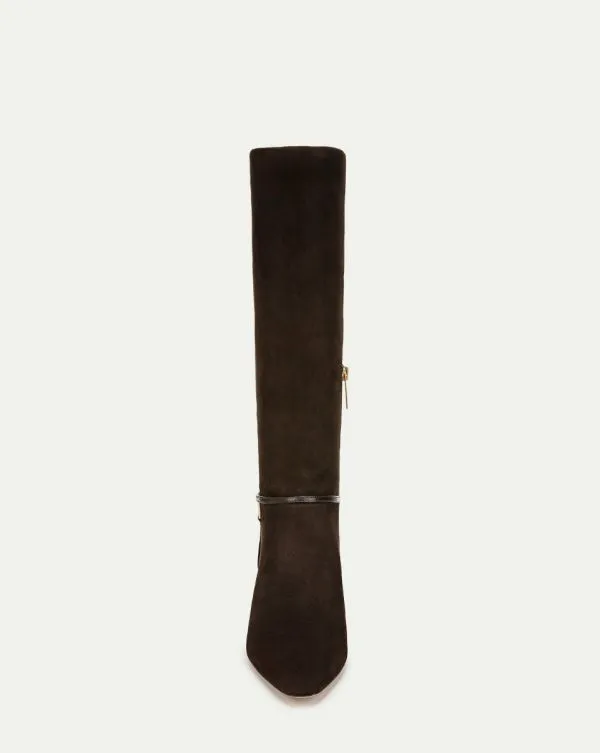 Kenzie MidHeel Tall Boot Espresso Women Veronica Beard Shoes Kenzie MidHeel Tall Boot Espresso Women Veronica Beard Shoes