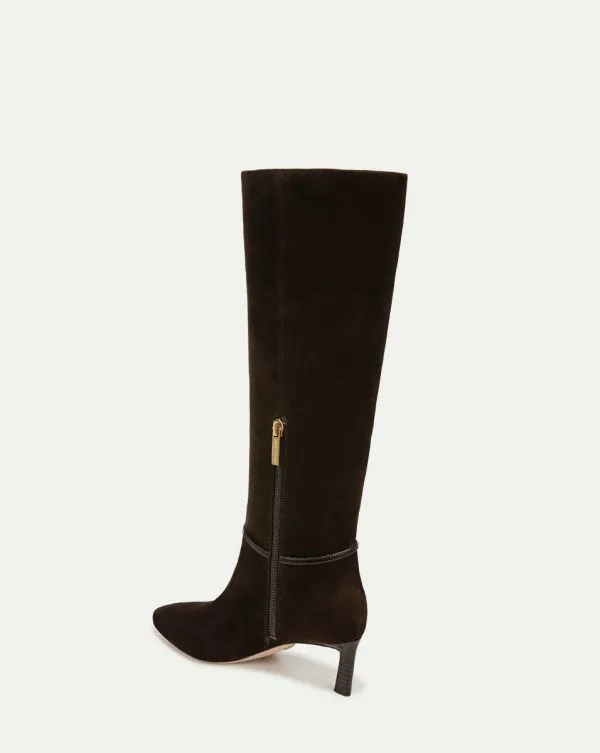 Kenzie MidHeel Tall Boot Espresso Women Veronica Beard Shoes Kenzie MidHeel Tall Boot Espresso Women Veronica Beard Shoes