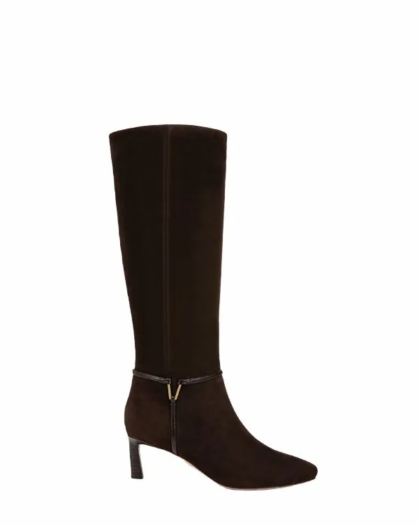 Kenzie MidHeel Tall Boot Espresso Women Veronica Beard Shoes Kenzie MidHeel Tall Boot Espresso Women Veronica Beard Shoes