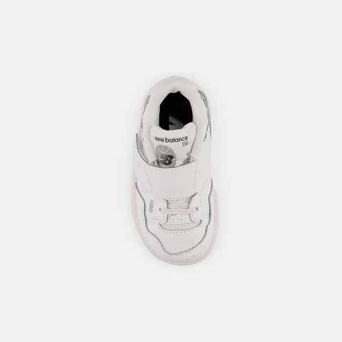 Kids 550 Bungee Lace with Top Strap White Size 0 8211 10 New Balance Kids 550 Bungee Lace with Top Strap White Size 0 8211 10 New Balance