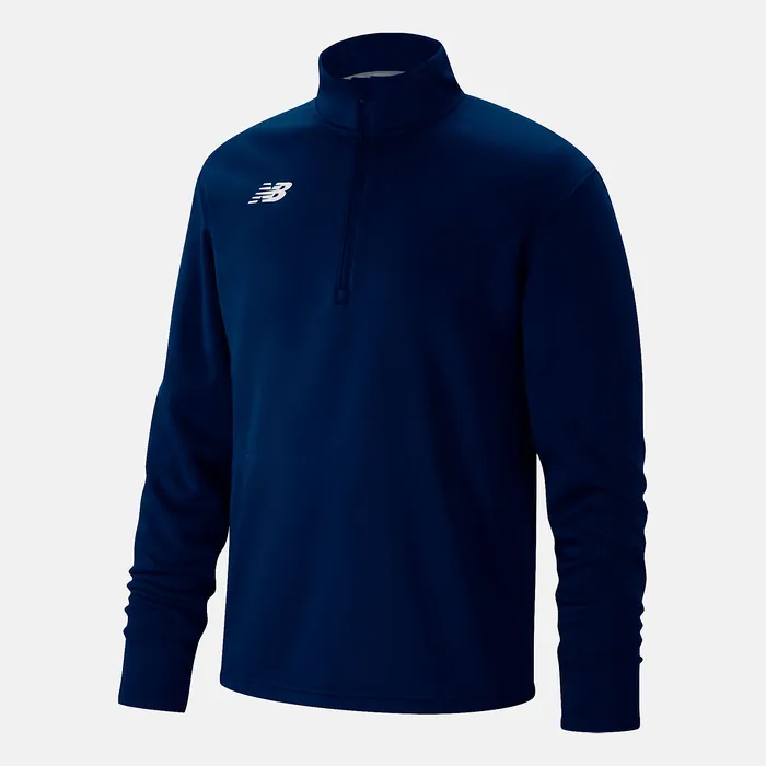 Kids New Balance Youth Thermal Half Zip TEAM NAVY Tops