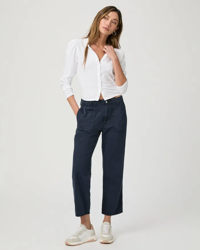 Kirby Straight Pant 8211 Vintage Navy Seascape Women Denim PAIGE