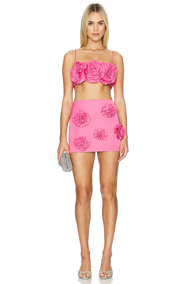 Kirylam Skirt Hot Pink Women Lovers and Friends Skirts Kirylam Skirt Hot Pink Women Lovers and Friends Skirts