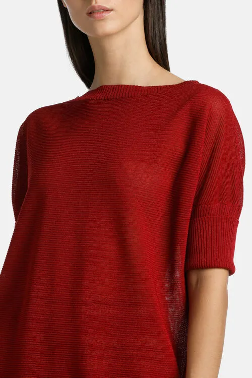 Knitwear Carole Carole Burgundy 8211 Luisa Spagnoli Women Knitwear Carole Carole Burgundy 8211 Luisa Spagnoli Women