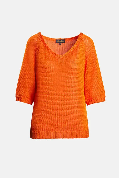 Knitwear Luisa Spagnoli Women Caldaia Caldaia Orange Knitwear Luisa Spagnoli Women Caldaia Caldaia Orange