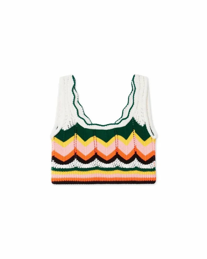 Knitwear Women Casablanca Paris Chevron Lace Bra