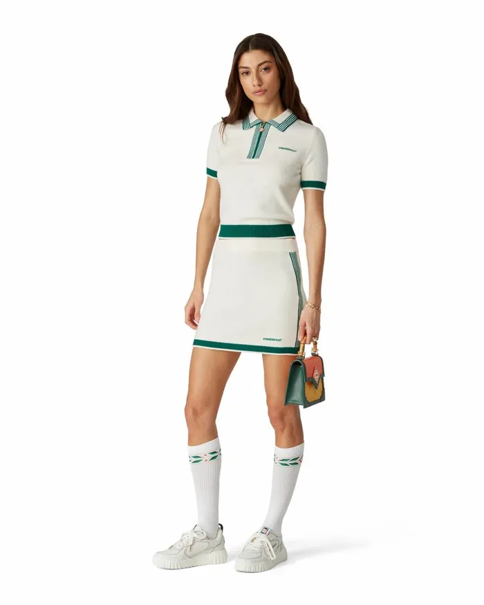 Knitwear Women Casablanca Paris Knit Tennis Skirt