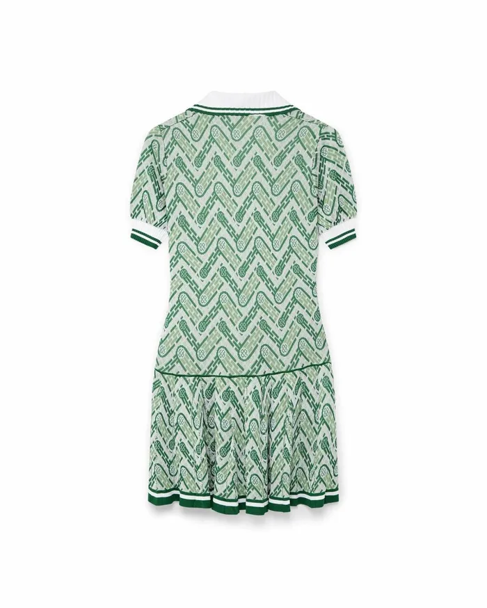 Knitwear Women Casablanca Paris Knitted Ping Pong Monogram Tennis Dress