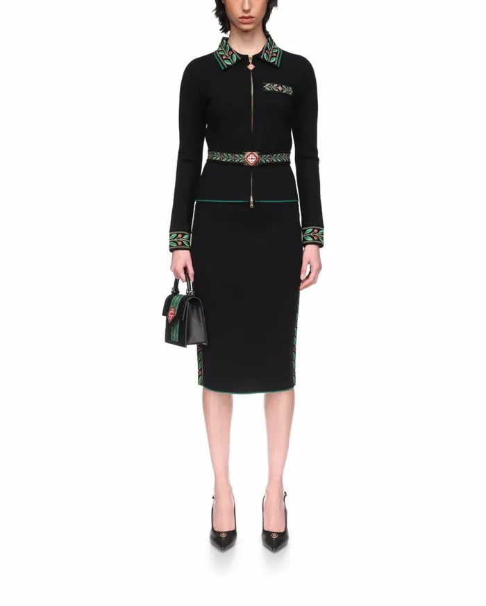 Knitwear Women Casablanca Paris Laurel Knit Skirt