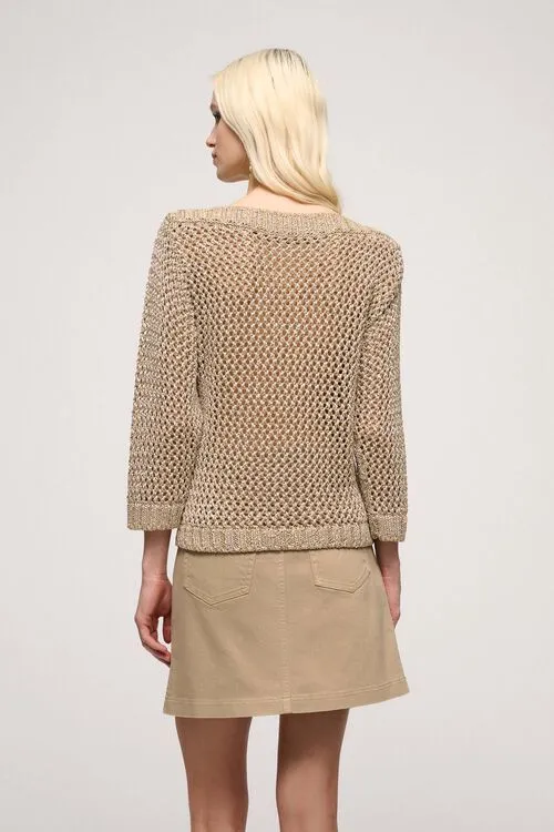 Knitwear Women Luisa Spagnoli Cavolfiore Cavolfiore BeigeBeige Knitwear Women Luisa Spagnoli Cavolfiore Cavolfiore BeigeBeige