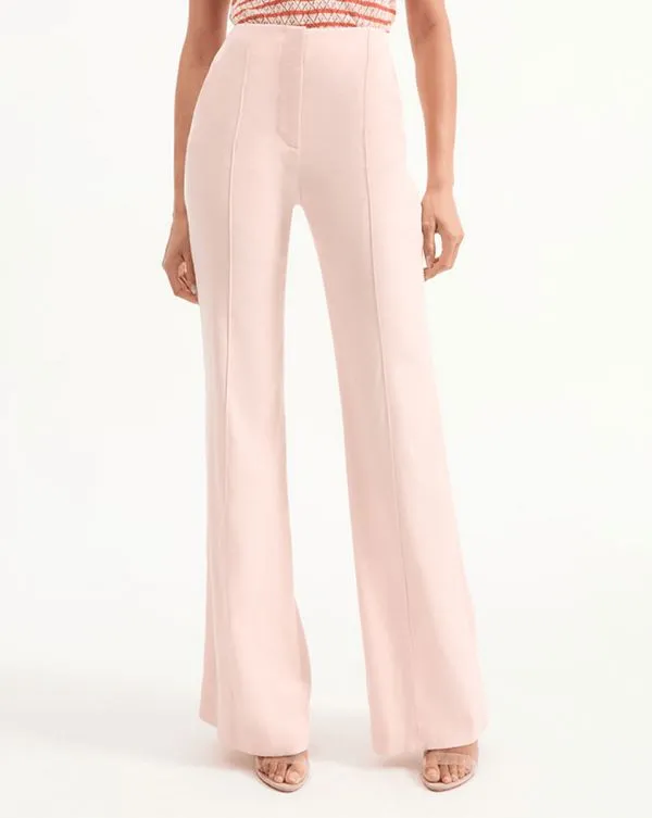 Komi Pant Pink Shell Women Veronica Beard Pants Komi Pant Pink Shell Women Veronica Beard Pants